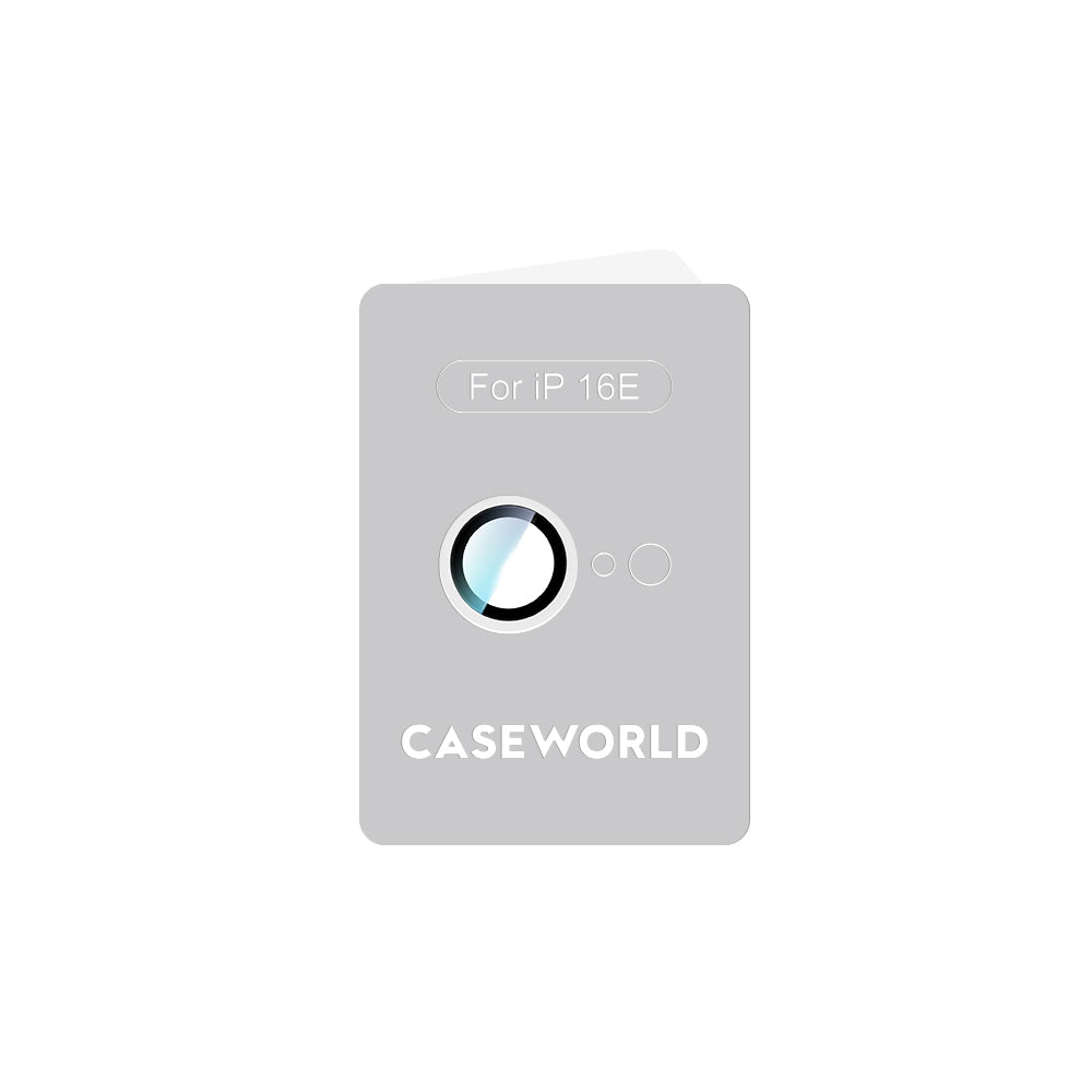 iPhone 16E CaseWorld Alloy Serisi Oleofobik Anti Reflective Kamera Lens Koruyucu