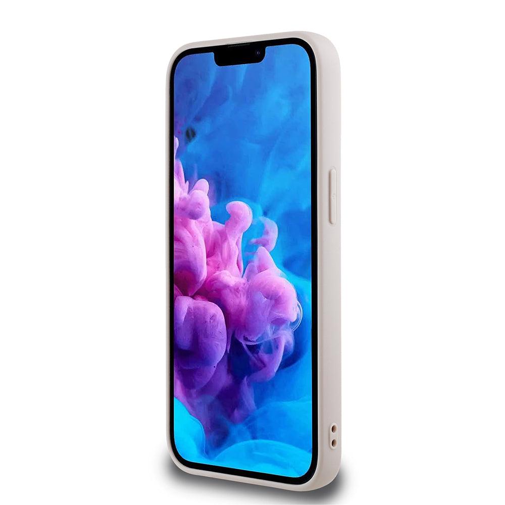 iPhone 16E Kılıf Guess Orijinal Lisanslı 4G Büyük Metal Logolu Glitter Kılıf
