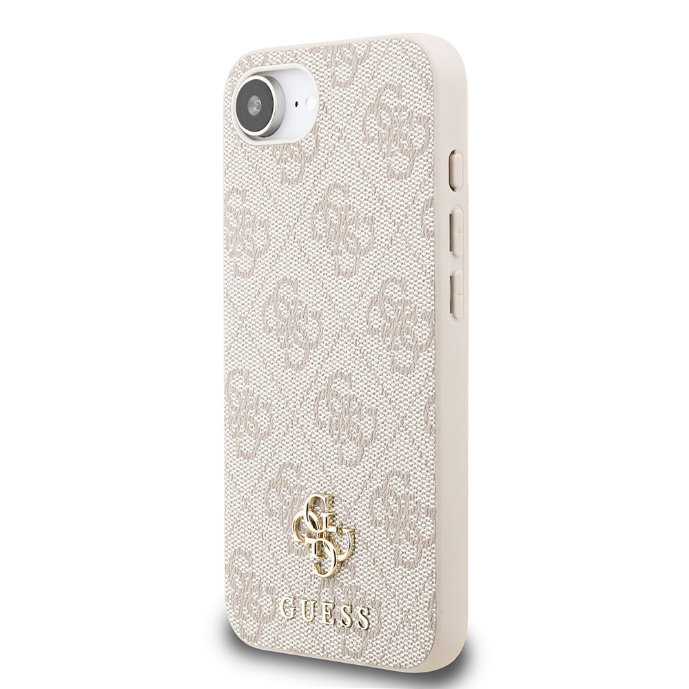 iPhone 16E Kılıf Guess Orijinal Lisanslı M-safe Şarj Özellikli Small 4G Classic Kılıf