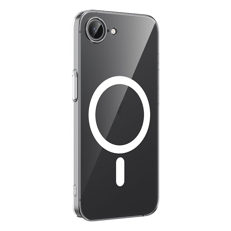 iPhone 16E Kılıf M-safe Şarj Özellikli Benks Crystal Serisi Şeffaf Kılıf