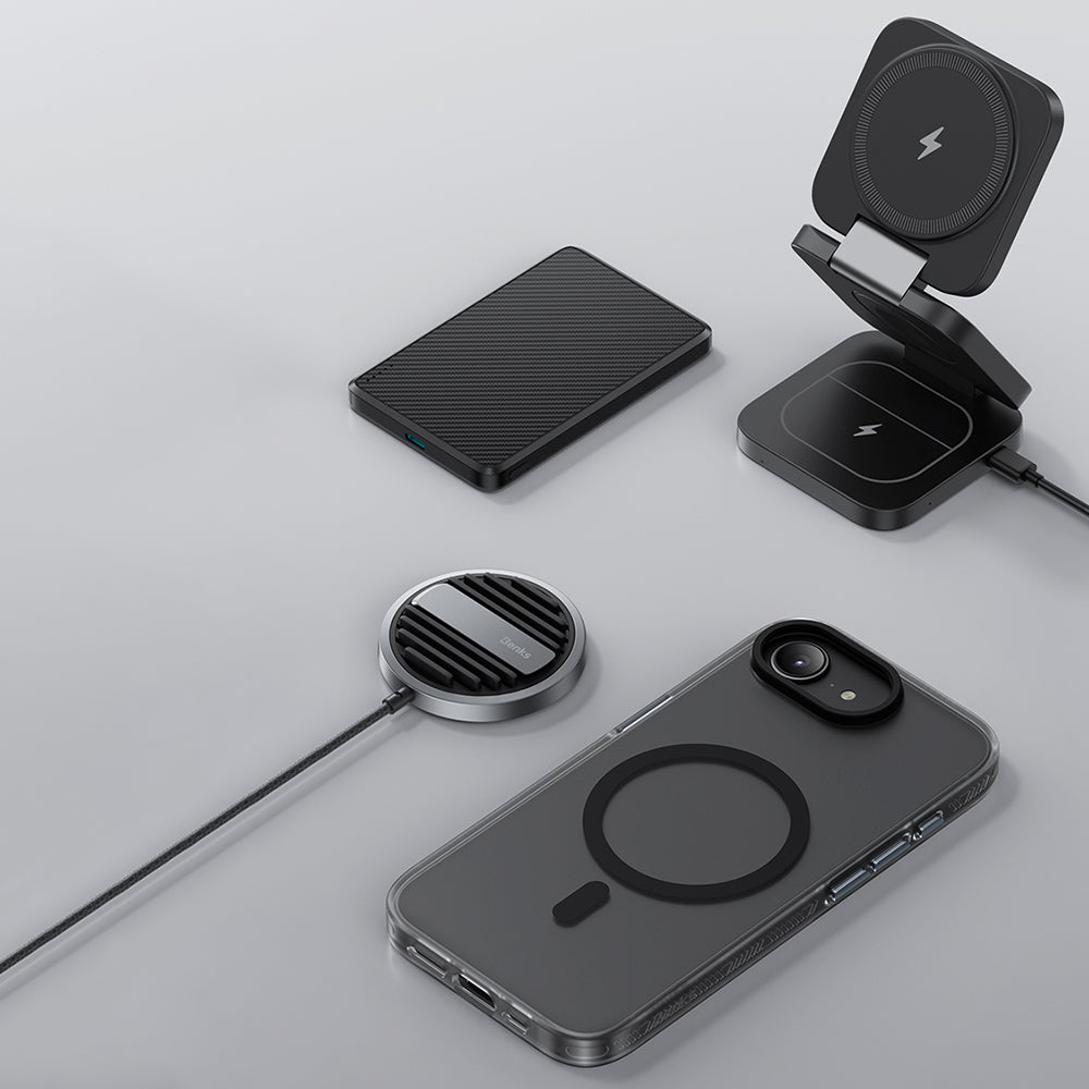 iPhone 16E Kılıf M-safe Şarj Özellikli Benks Lucid Armor Kılıf