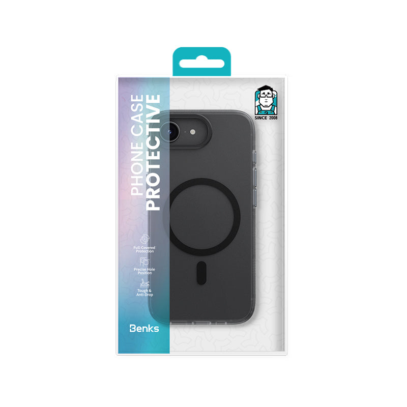 iPhone 16E Kılıf M-safe Şarj Özellikli Benks Lucid Armor Kılıf