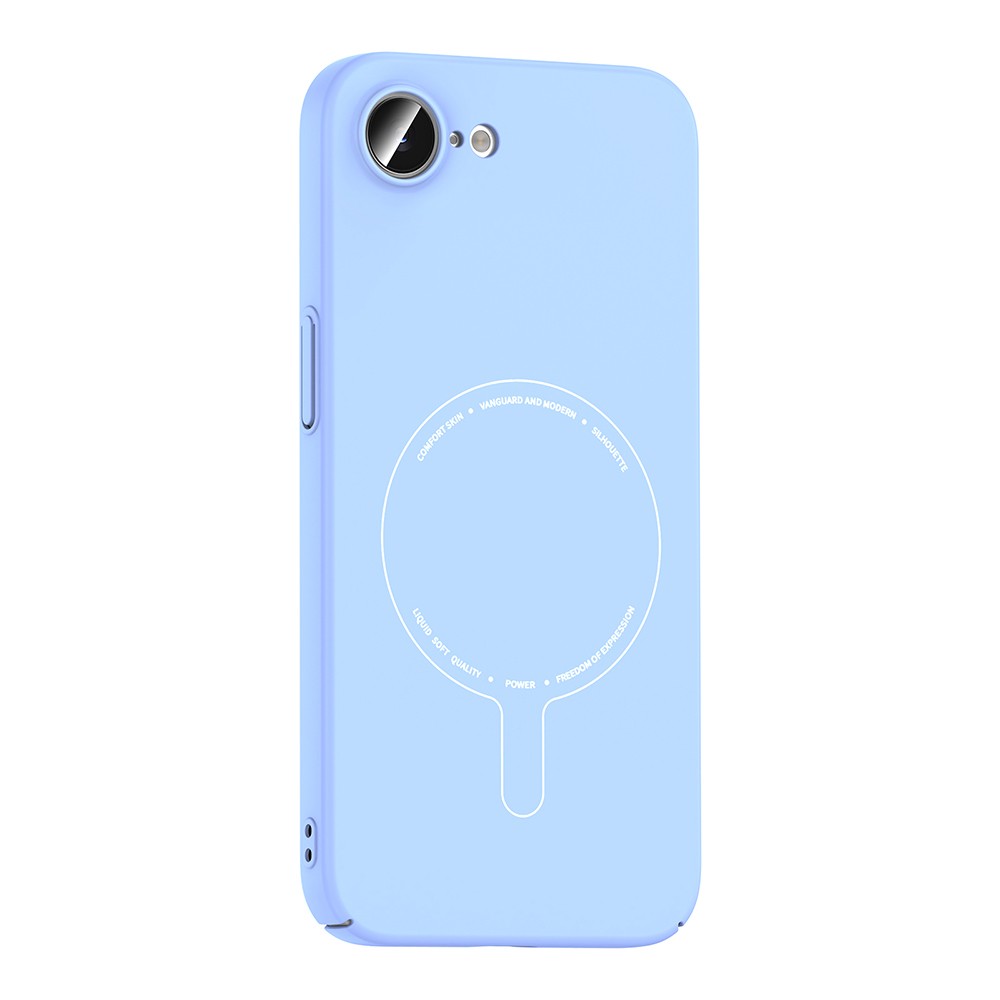 iPhone 16E Kılıf M-Safe Şarj Özellikli Kamera Korumalı Zore Elio Sert PC Kılıf