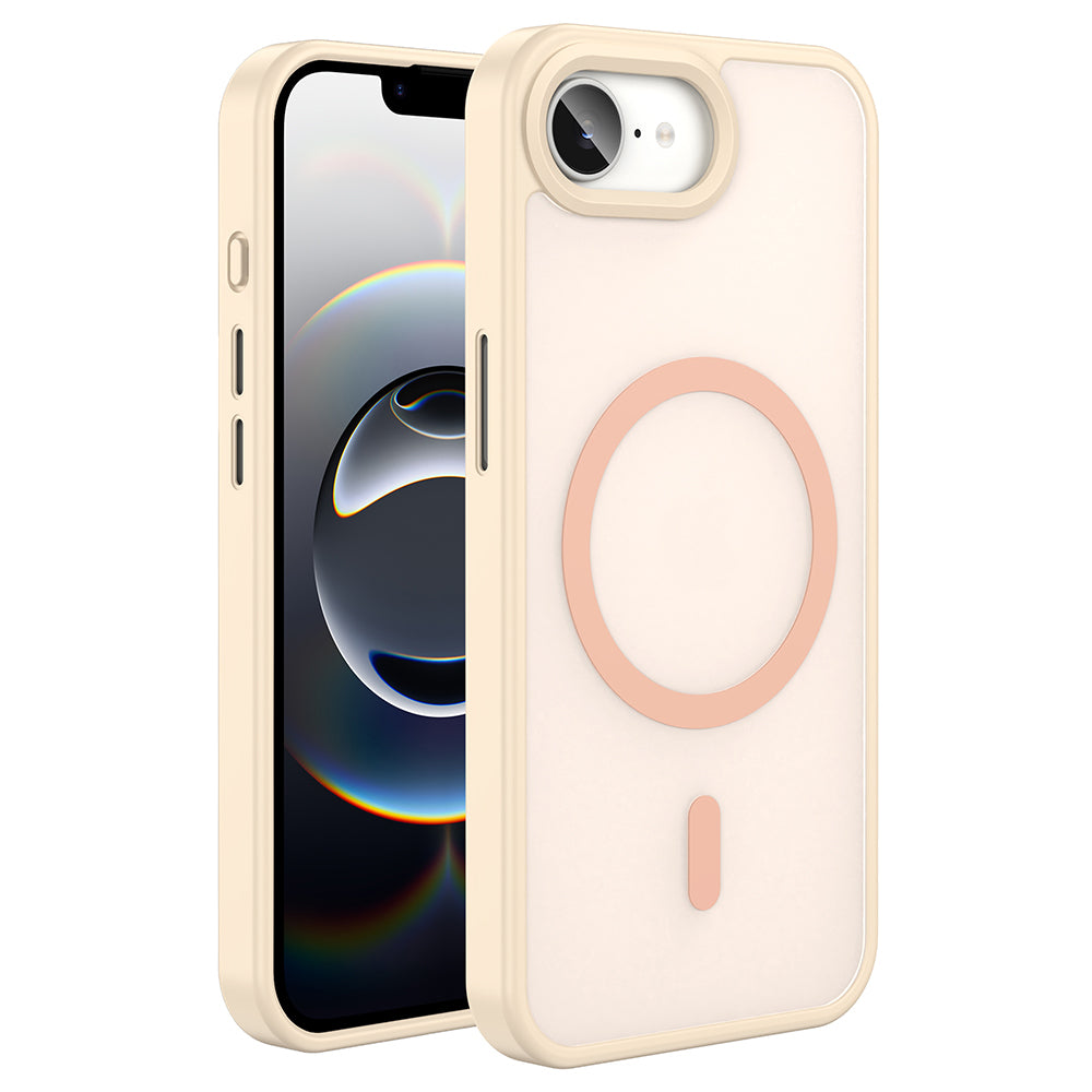 iPhone 16E Kılıf M-safe Şarj Özellikli Mat Arka Yüzey Zore Sio Kılıf