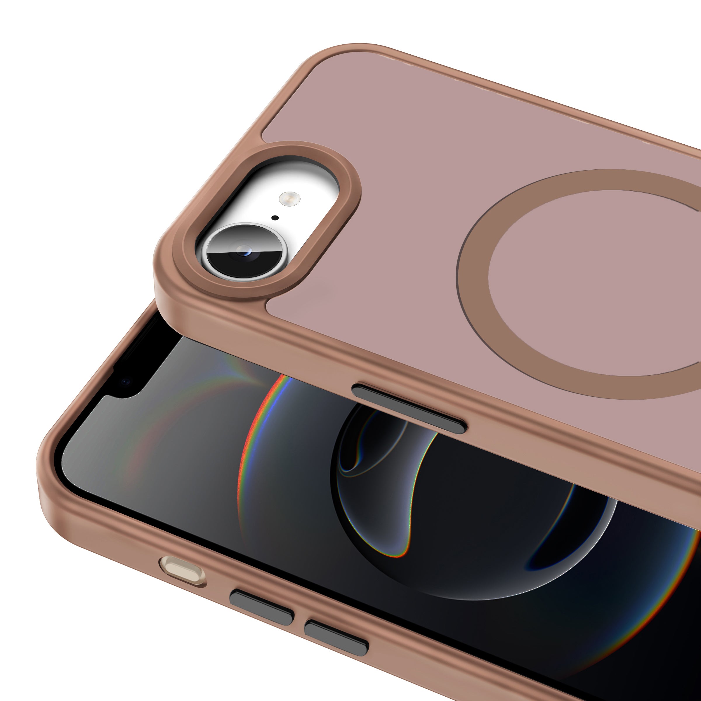 iPhone 16E Kılıf M-safe Şarj Özellikli Mat Arka Yüzey Zore Sio Kılıf