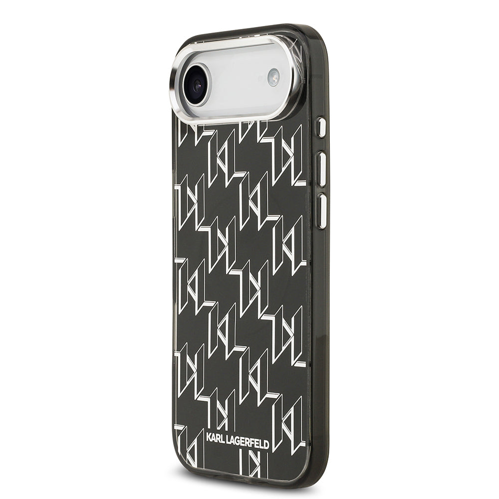 iPhone 17 Air Kılıf Orijinal Lisanslı M-safe Şarj Özellikli Karl Lagerfeld IML Baskılı Monogram Dizayn Kılıf
