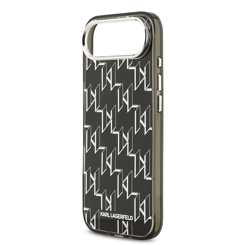 iPhone 17 Air Kılıf Orijinal Lisanslı M-safe Şarj Özellikli Karl Lagerfeld IML Baskılı Monogram Dizayn Kılıf