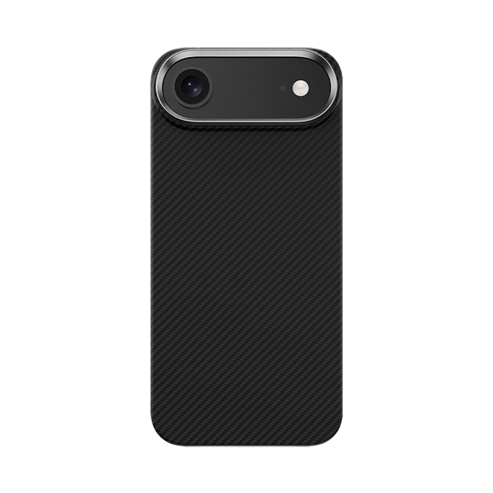 iPhone 17 Air Kılıf Benks M-safe Şarj Özellikli Metal Kamera Çerçeveli Magnetik ArmorAir 600D Kevlar Karbon Fiber Kılıf