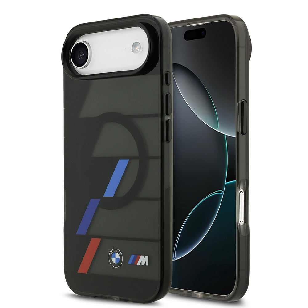 iPhone 17 Air Kılıf BMW Orijinal Lisanslı M-safe Şarj Özellikli IML Baskılı Üç Renkli M Dizayn Kılıf