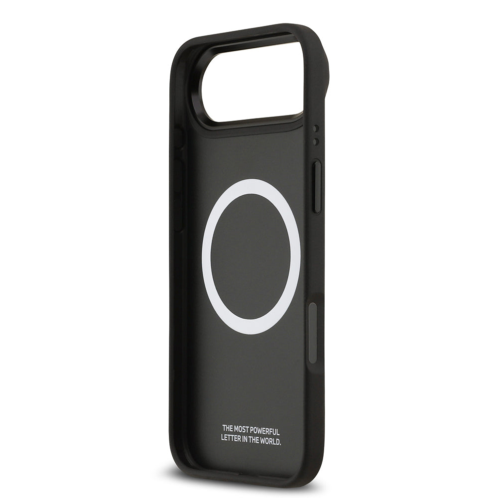 iPhone 17 Air Kılıf BMW Orijinal Lisanslı M-safe Şarj Özellikli Karbon Fiber Metal Logolu Kılıf