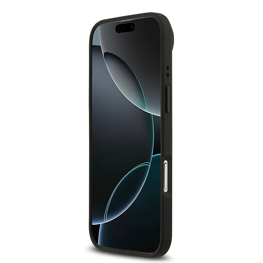 iPhone 17 Air Kılıf BMW Orijinal Lisanslı M-safe Şarj Özellikli Metal BMW ve M Logolu PU Karbon Tasarımlı Kılıf