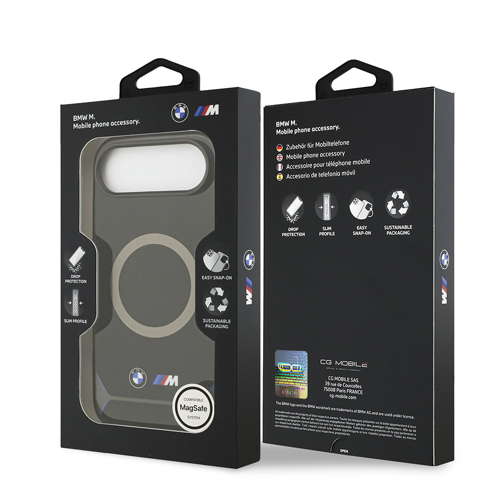 iPhone 17 Air Kılıf BMW Orijinal Lisanslı M-safe Şarj Özellikli Metal Buton Tasarımlı IML Baskılı M Dizayn Kılıf