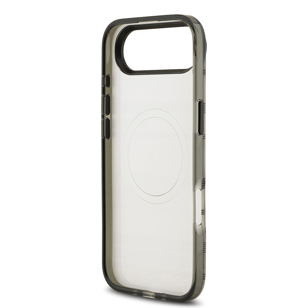 iPhone 17 Air Kılıf BMW Orijinal Lisanslı M-safe Şarj Özellikli Metal Kamera Butonlu Yatay Şeritli M Dizayn Kılıf