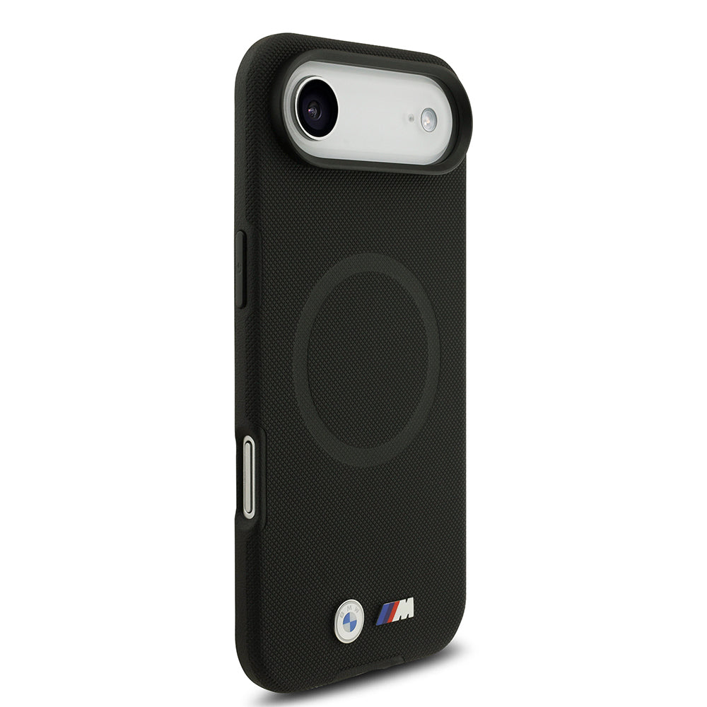 iPhone 17 Air Kılıf BMW Orijinal Lisanslı M-safe Şarj Özellikli Metal Logolu Delikli M Dizayn Deri Kılıf