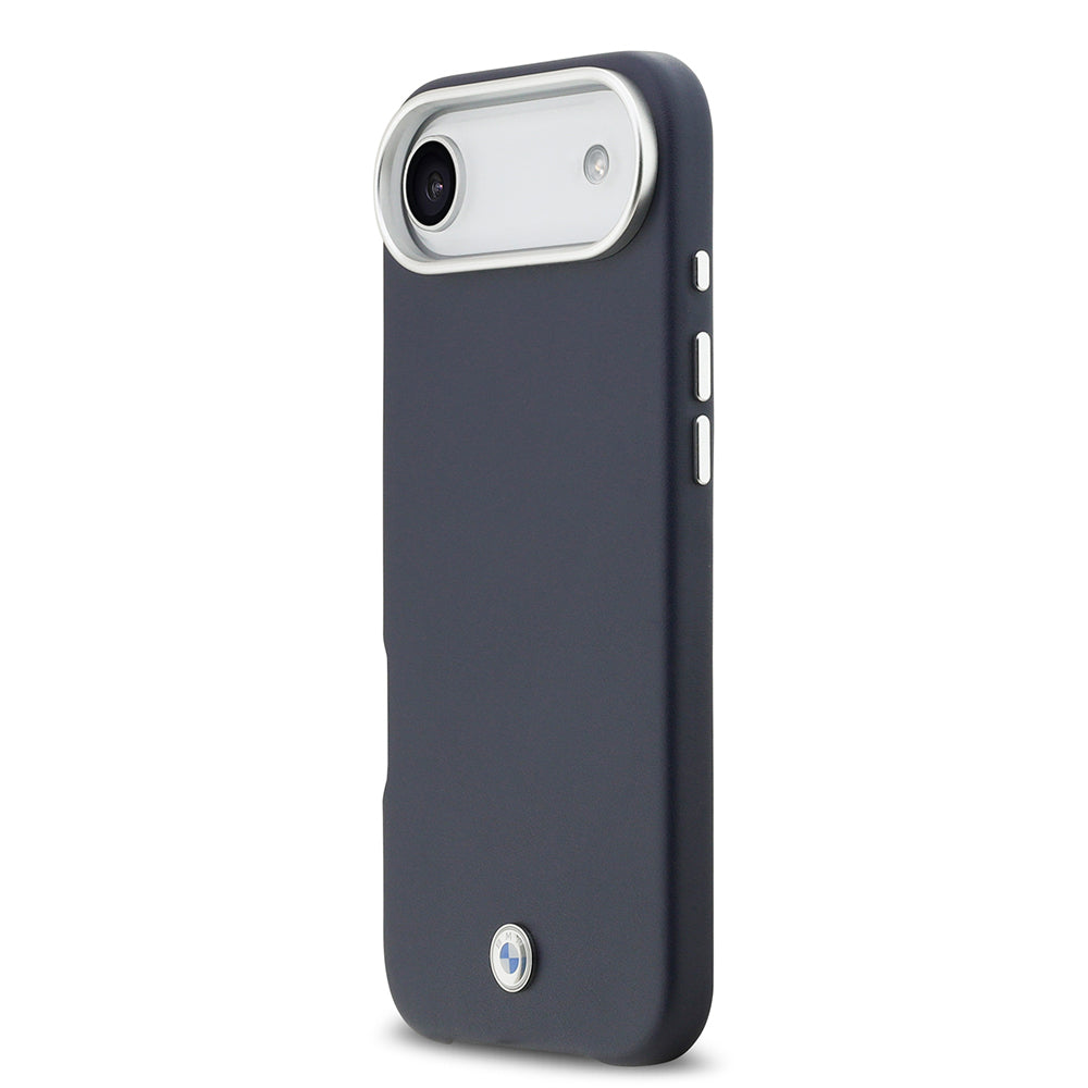 iPhone 17 Air Kılıf BMW Orijinal Lisanslı M-safe Şarj Özellikli Metal Logolu Tam Kaplama Deri Kılıf