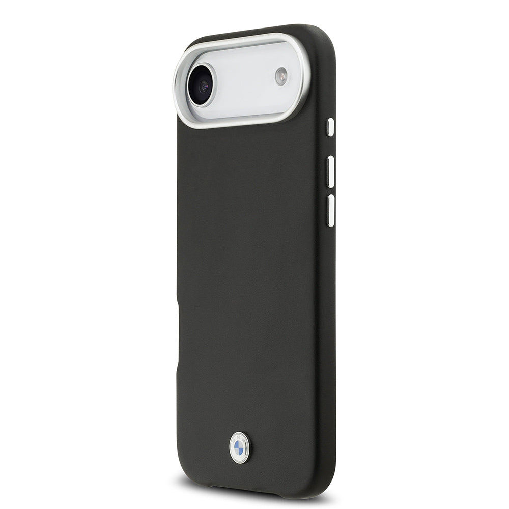 iPhone 17 Air Kılıf BMW Orijinal Lisanslı M-safe Şarj Özellikli Metal Logolu Tam Kaplama Deri Kılıf
