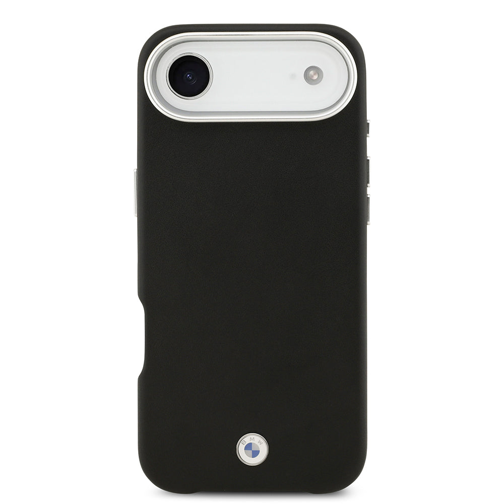 iPhone 17 Air Kılıf BMW Orijinal Lisanslı M-safe Şarj Özellikli Metal Logolu Tam Kaplama Deri Kılıf