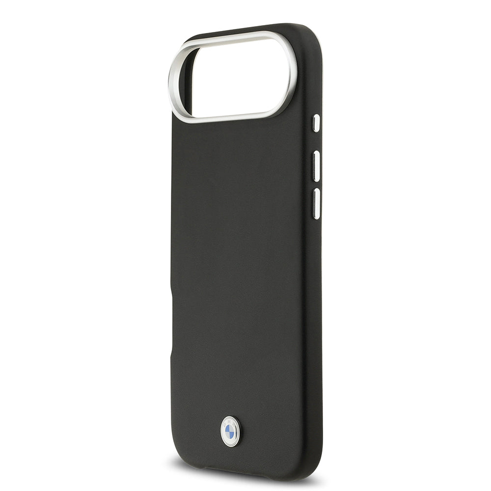 iPhone 17 Air Kılıf BMW Orijinal Lisanslı M-safe Şarj Özellikli Metal Logolu Tam Kaplama Deri Kılıf