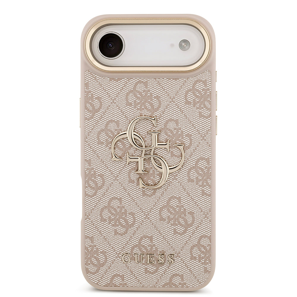 iPhone 17 Air Kılıf Guess Orijinal Lisanslı 4G Büyük Metal Logolu Kalın Askılı Kılıf