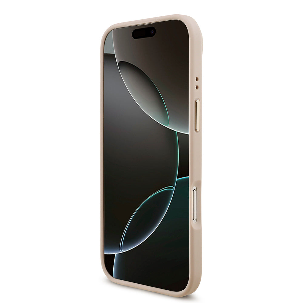 iPhone 17 Air Kılıf Guess Orijinal Lisanslı 4G Büyük Metal Logolu Kalın Askılı Kılıf
