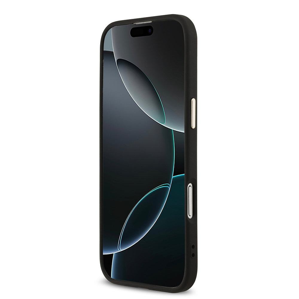 iPhone 17 Air Kılıf Guess Orijinal Lisanslı Gold Metal Kamera Çerçeveli 4G Desenli Metal Büyük 4G ve Yazı Logolu Kılıf