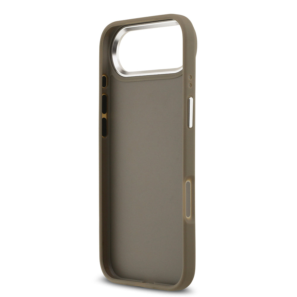iPhone 17 Air Kılıf Guess Orijinal Lisanslı Grained 4G Metal Büyük Logolu Kılıf