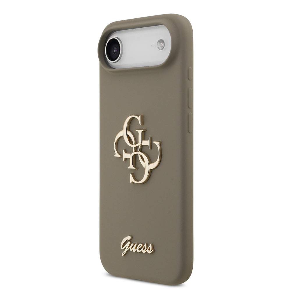 iPhone 17 Air Kılıf Guess Orijinal Lisanslı Grained Yazı Logolu Kılıf