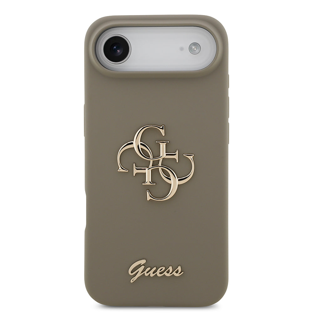 iPhone 17 Air Kılıf Guess Orijinal Lisanslı Grained Yazı Logolu Kılıf