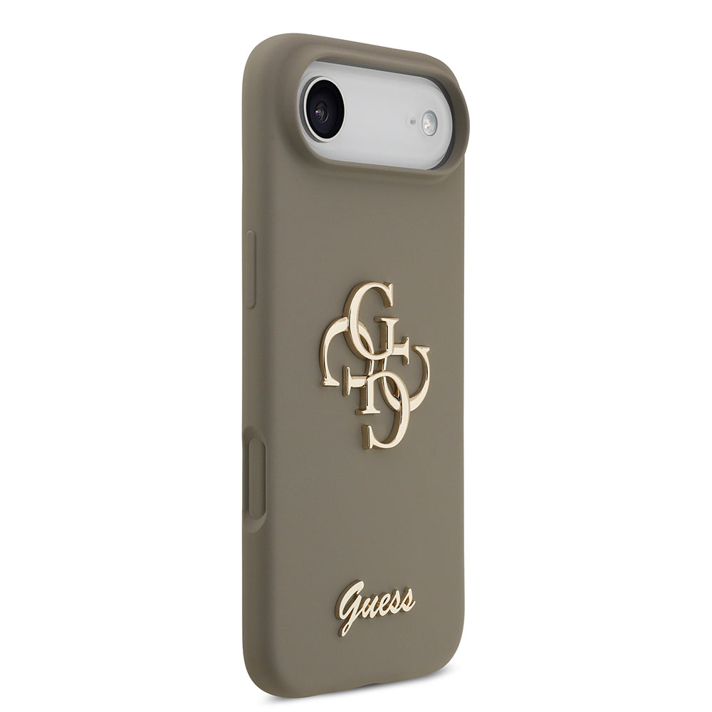 iPhone 17 Air Kılıf Guess Orijinal Lisanslı Grained Yazı Logolu Kılıf