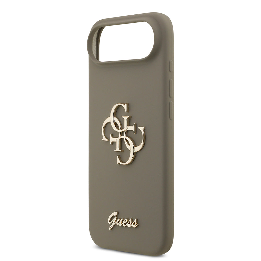 iPhone 17 Air Kılıf Guess Orijinal Lisanslı Grained Yazı Logolu Kılıf