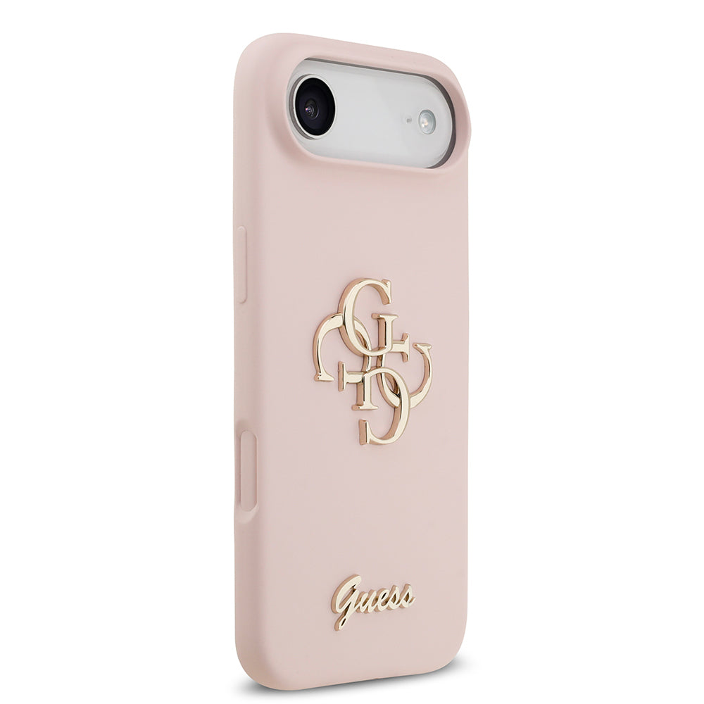 iPhone 17 Air Kılıf Guess Orijinal Lisanslı Grained Yazı Logolu Kılıf