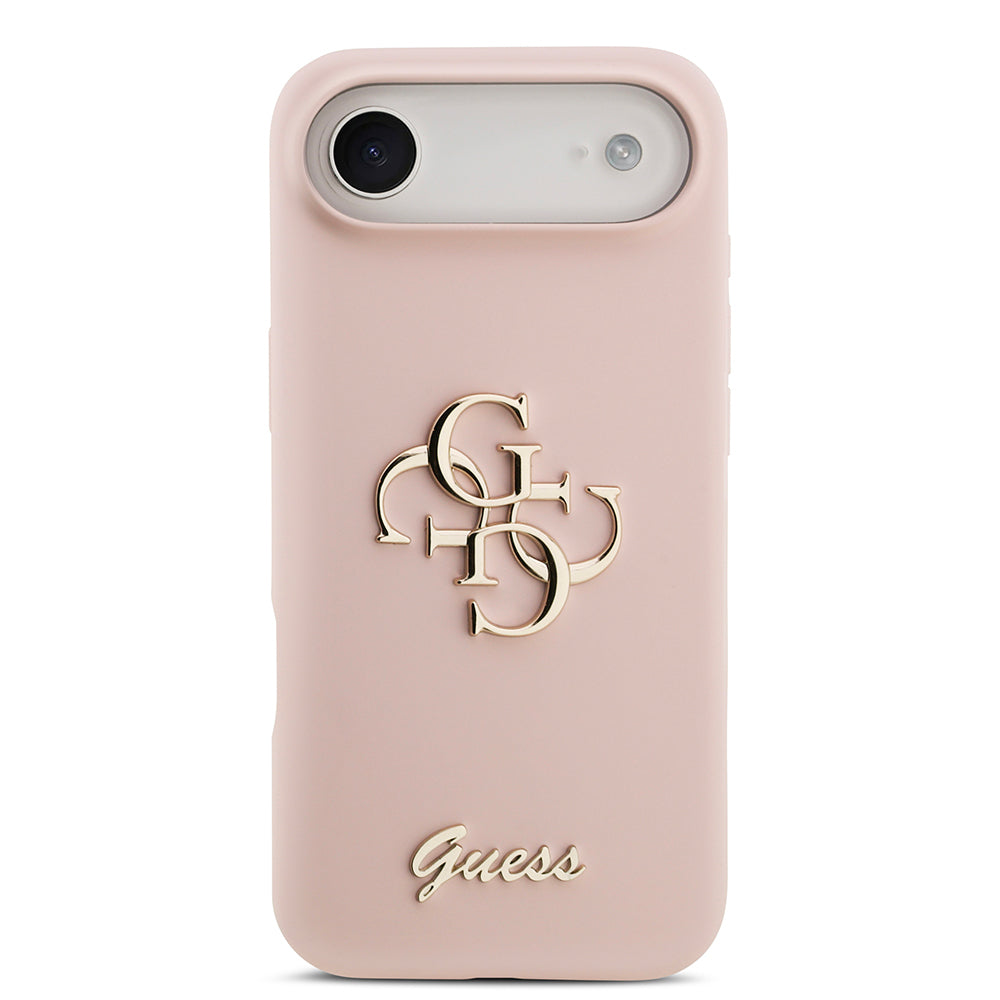 iPhone 17 Air Kılıf Guess Orijinal Lisanslı Grained Yazı Logolu Kılıf