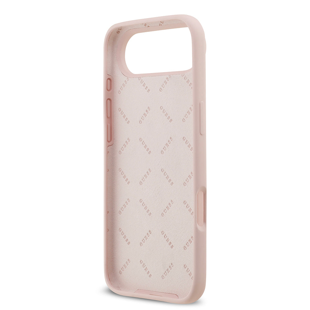 iPhone 17 Air Kılıf Guess Orijinal Lisanslı Grained Yazı Logolu Kılıf
