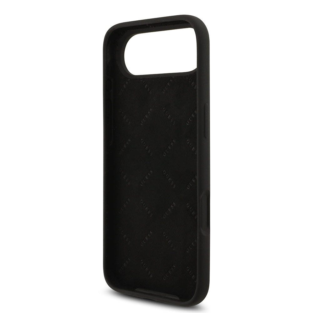 iPhone 17 Air Kılıf Guess Orijinal Lisanslı Grained Yazı Logolu Kılıf