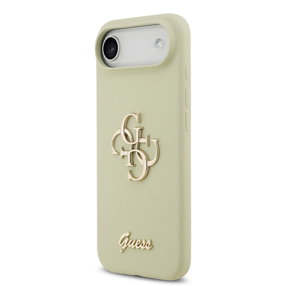 iPhone 17 Air Kılıf Guess Orijinal Lisanslı Grained Yazı Logolu Kılıf