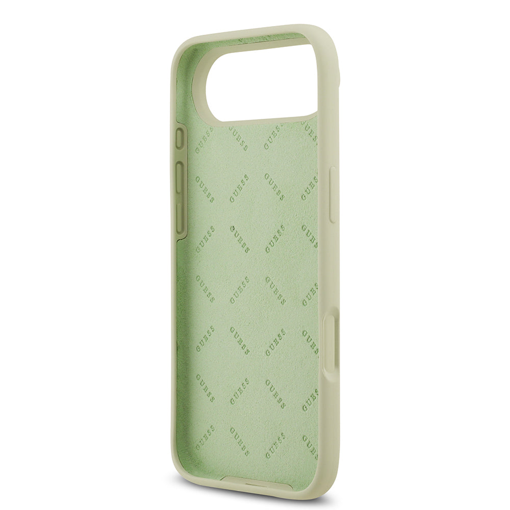 iPhone 17 Air Kılıf Guess Orijinal Lisanslı Grained Yazı Logolu Kılıf