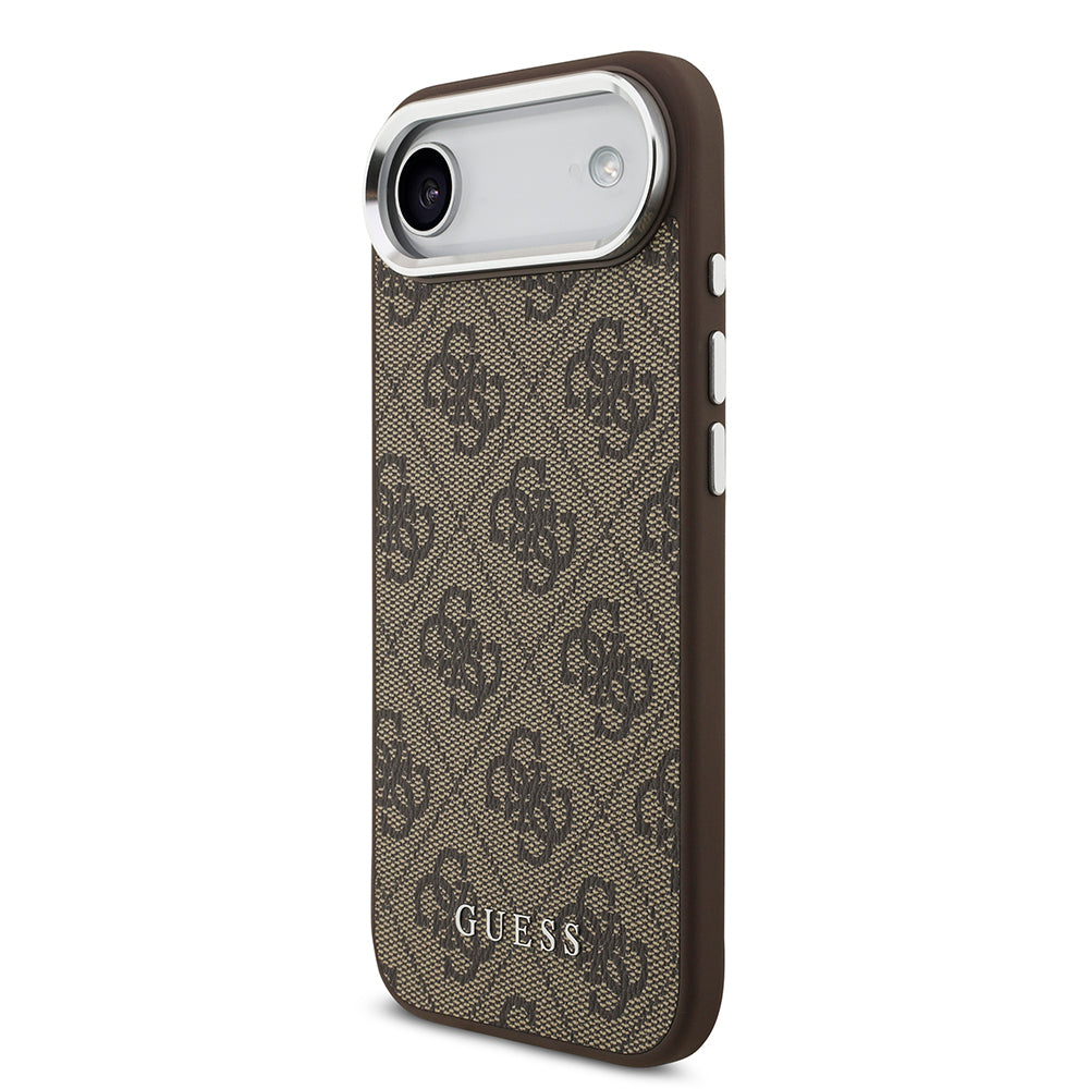 iPhone 17 Air Kılıf Guess Orijinal Lisanslı M-safe Şarj Özellikli 4G Klasik Yazı Logolu Kılıf