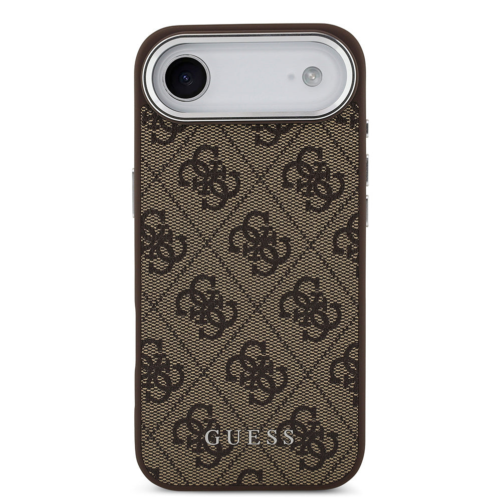 iPhone 17 Air Kılıf Guess Orijinal Lisanslı M-safe Şarj Özellikli 4G Klasik Yazı Logolu Kılıf