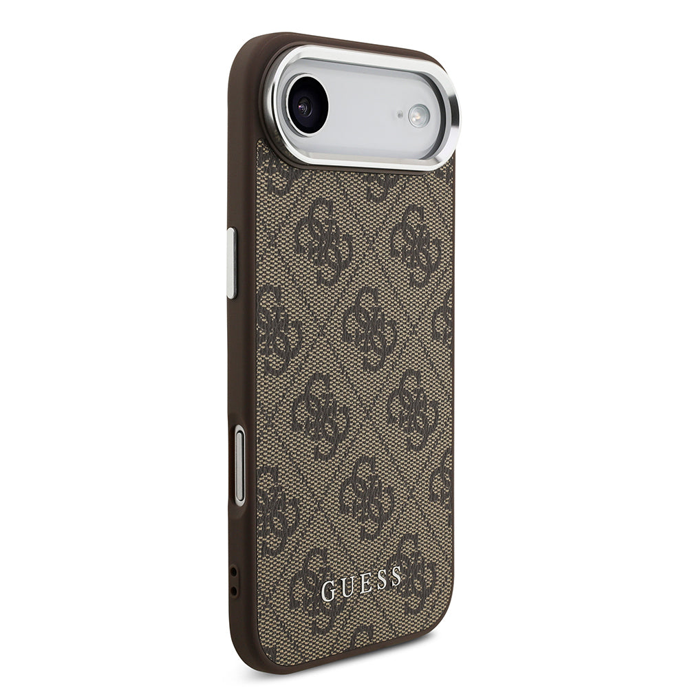 iPhone 17 Air Kılıf Guess Orijinal Lisanslı M-safe Şarj Özellikli 4G Klasik Yazı Logolu Kılıf