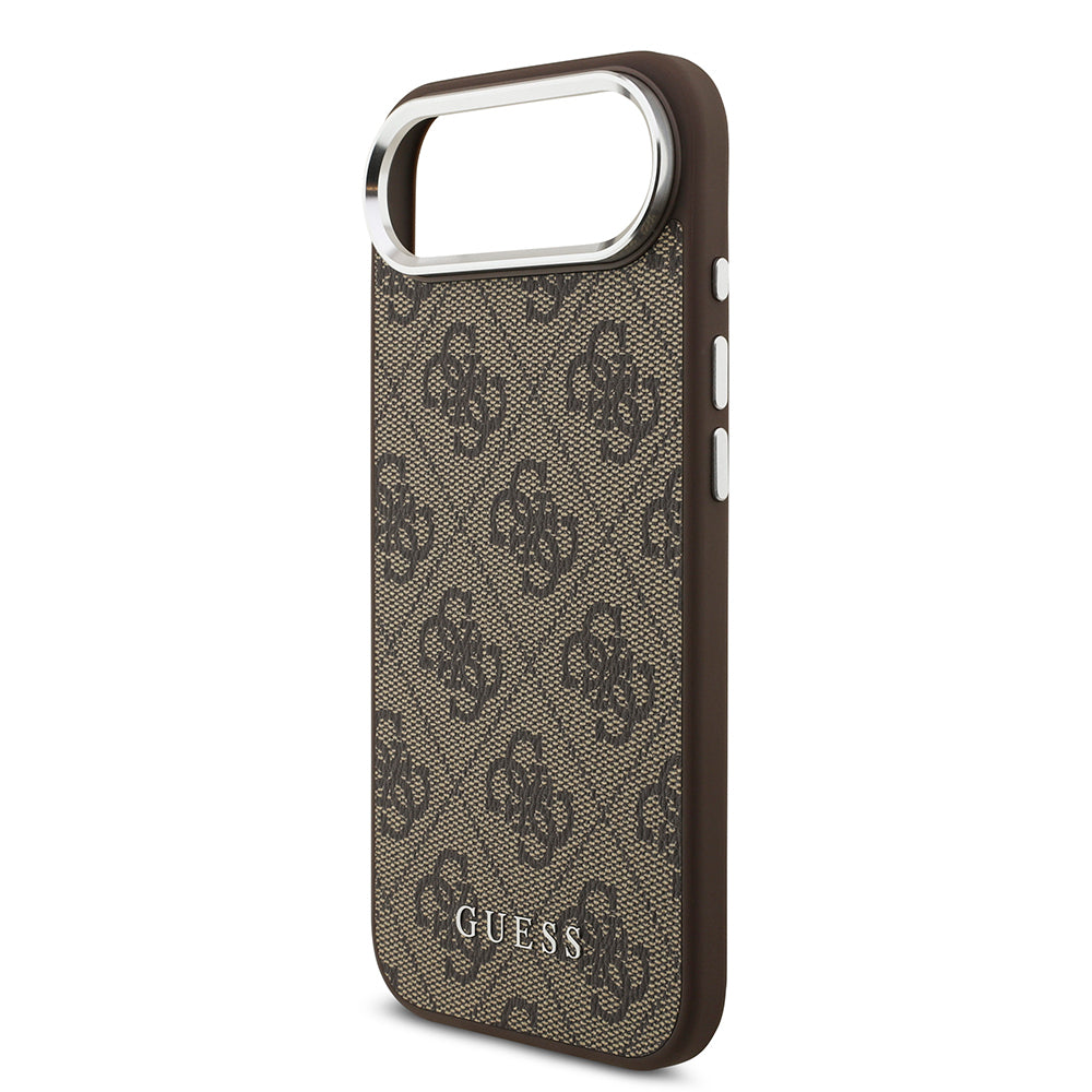 iPhone 17 Air Kılıf Guess Orijinal Lisanslı M-safe Şarj Özellikli 4G Klasik Yazı Logolu Kılıf