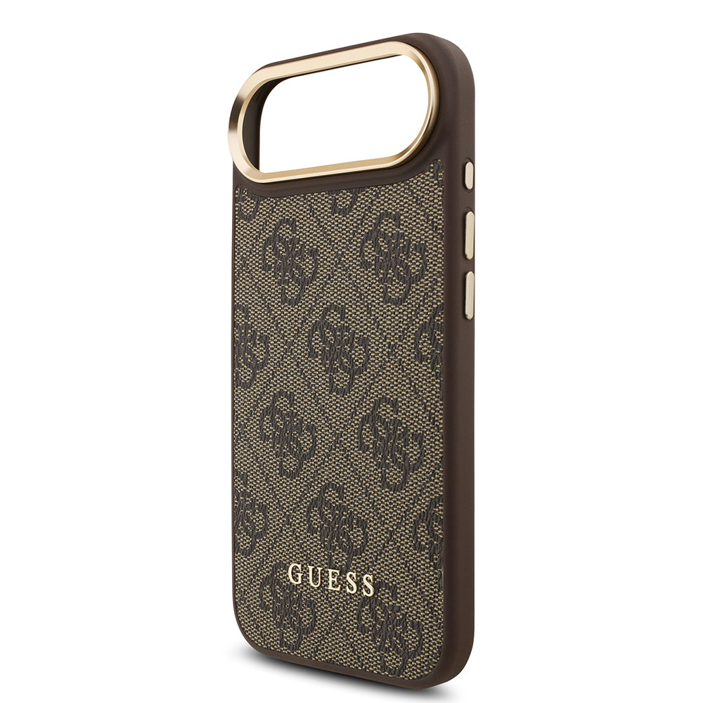 iPhone 17 Air Kılıf Guess Orijinal Lisanslı M-safe Şarj Özellikli Askılı ve 4G Logo Kartlıklı Kılıf