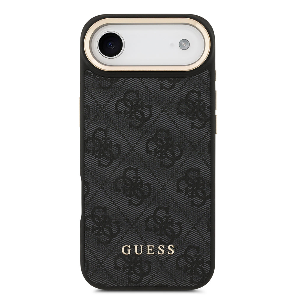 iPhone 17 Air Kılıf Guess Orijinal Lisanslı M-safe Şarj Özellikli Askılı ve 4G Logo Kartlıklı Kılıf