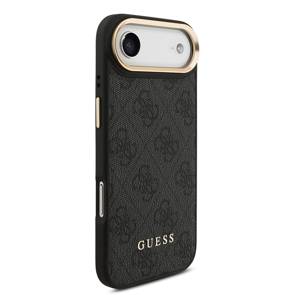 iPhone 17 Air Kılıf Guess Orijinal Lisanslı M-safe Şarj Özellikli Askılı ve 4G Logo Kartlıklı Kılıf
