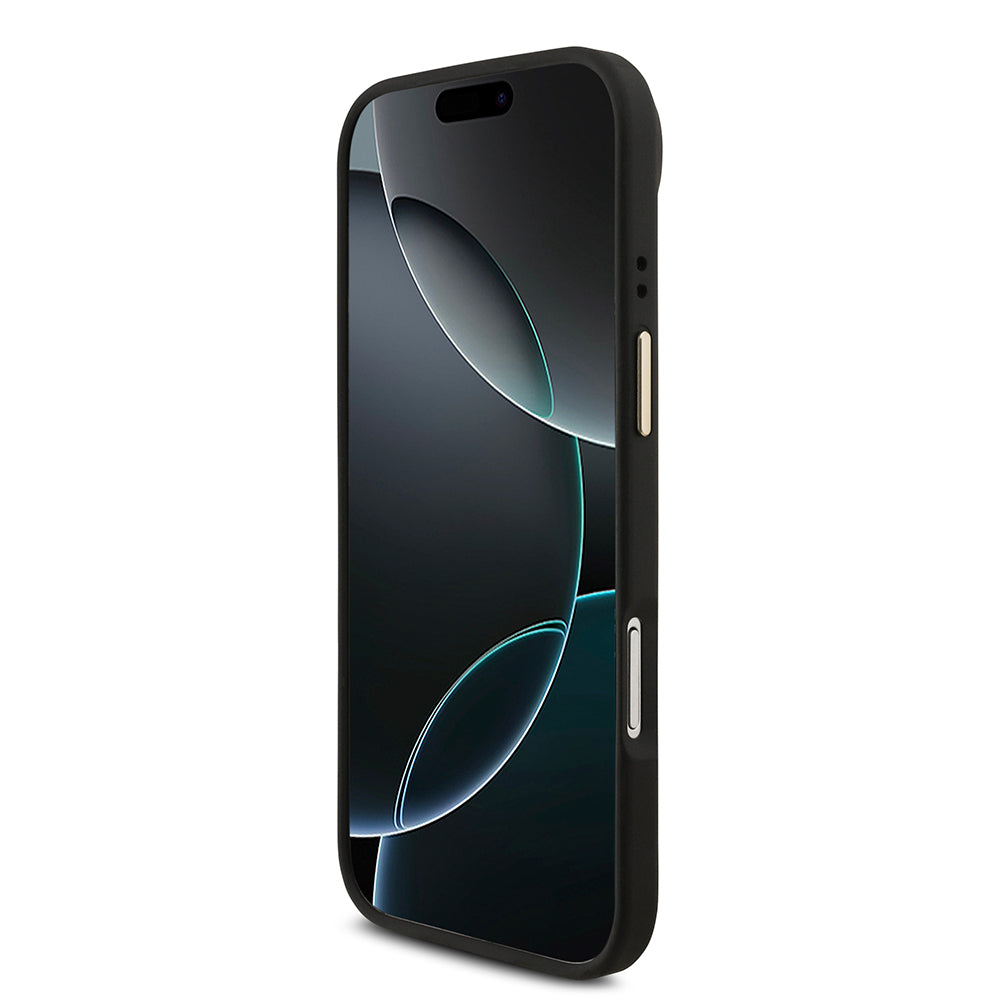 iPhone 17 Air Kılıf Guess Orijinal Lisanslı M-safe Şarj Özellikli Askılı ve 4G Logo Kartlıklı Kılıf