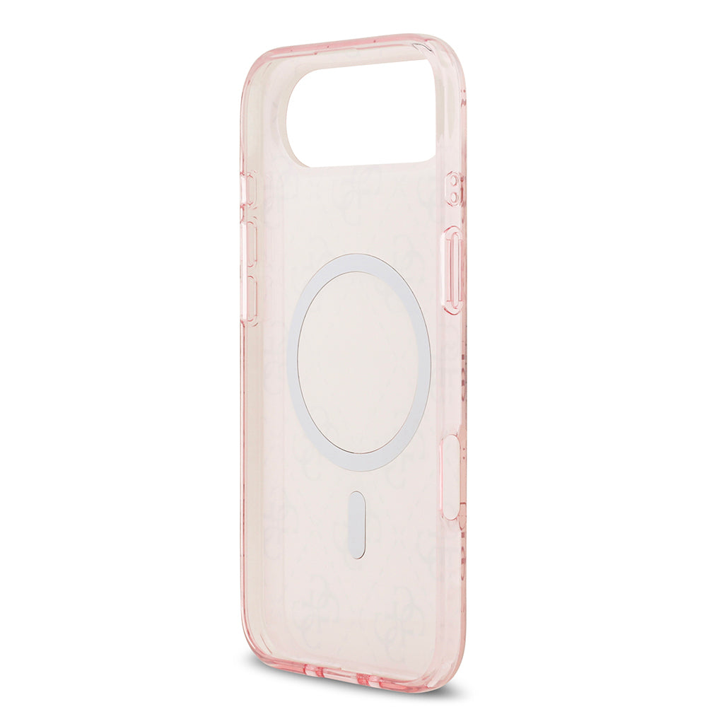 iPhone 17 Air Kılıf Guess Orijinal Lisanslı M-safe Şarj Özellikli IML Baskılı Klasik Logolu 4G Desenli Kılıf