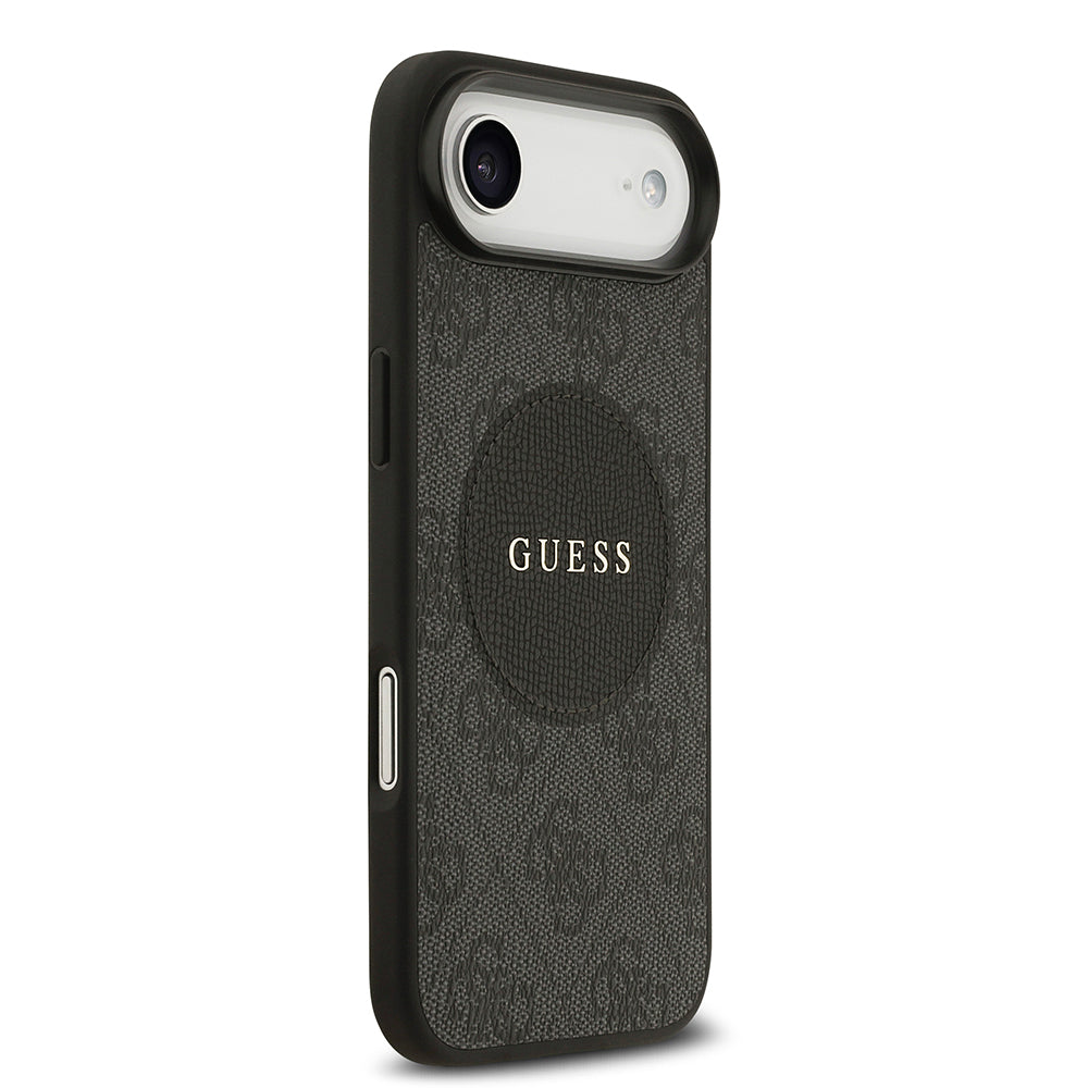 iPhone 17 Air Kılıf Guess Orijinal Lisanslı M-safe Şarj Özellikli Yazı Logolu Circle Classic Kılıf