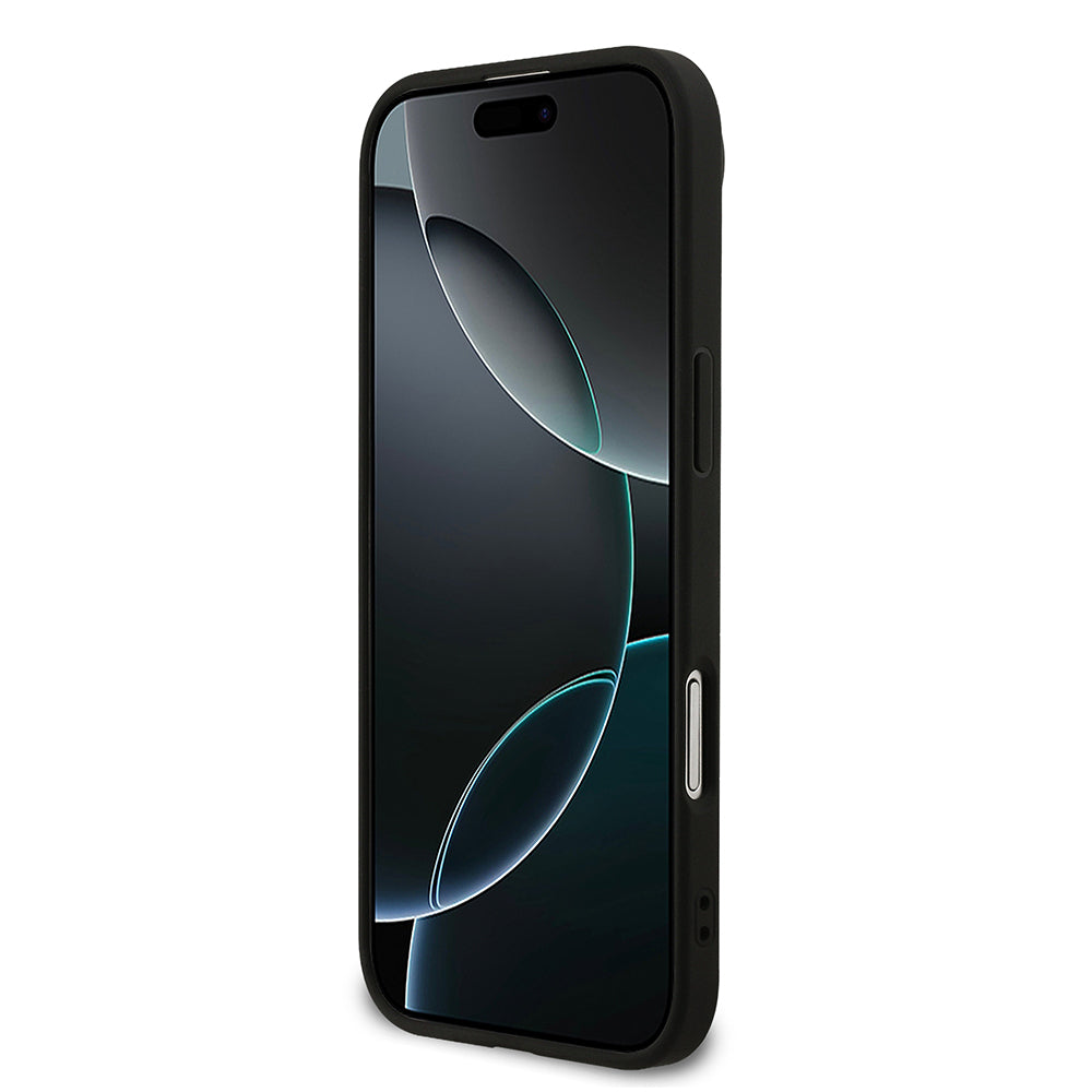 iPhone 17 Air Kılıf Guess Orijinal Lisanslı M-safe Şarj Özellikli Yazı Logolu PU Deri Kılıf