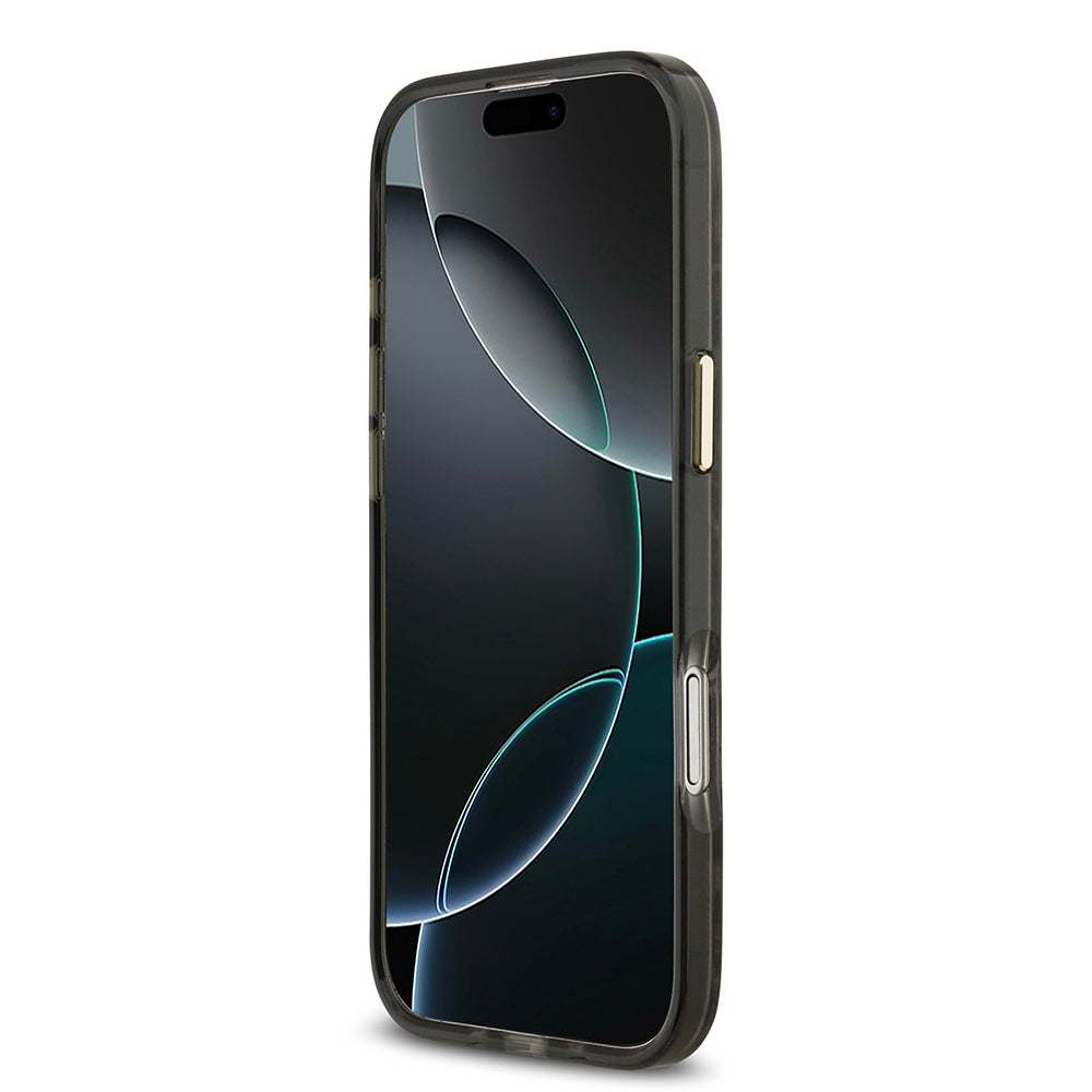 iPhone 17 Air Kılıf Guess Orijinal Lisanslı M-safe Şarj Özellikli Yazı Logolu Python Desenli Kılıf