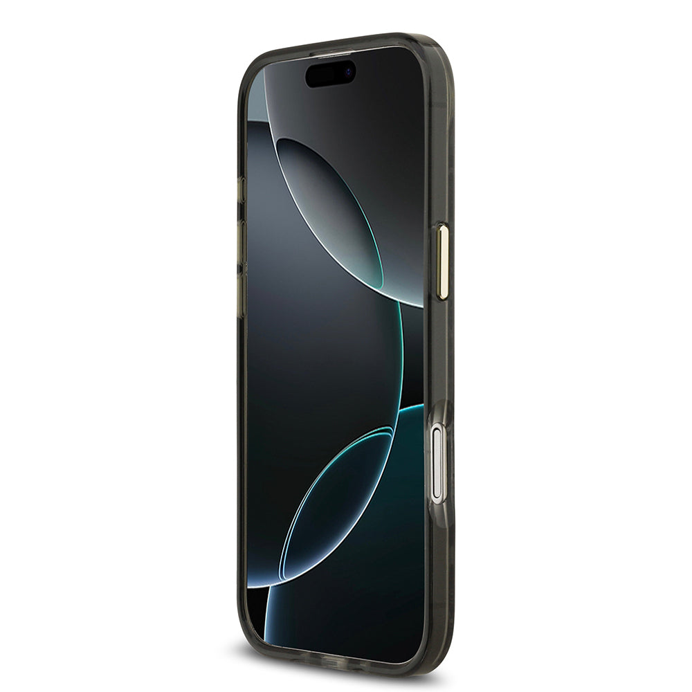 iPhone 17 Air Kılıf Guess Orijinal Lisanslı M-safe Şarj Özellikli Yazı Logolu Python Desenli Kılıf