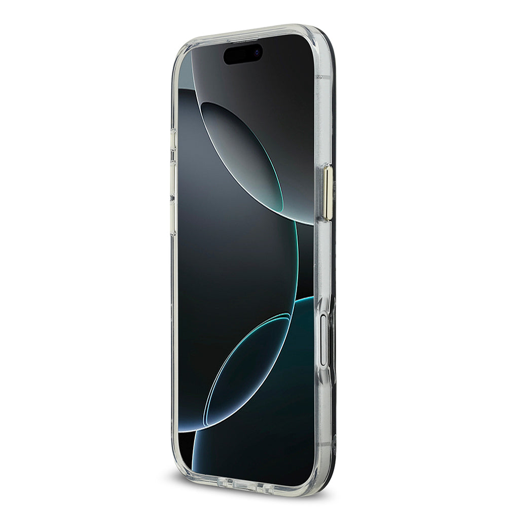 iPhone 17 Air Kılıf Guess Orijinal Lisanslı Metal Kamera Çerçeveli Simli Aynalı Kılıf
